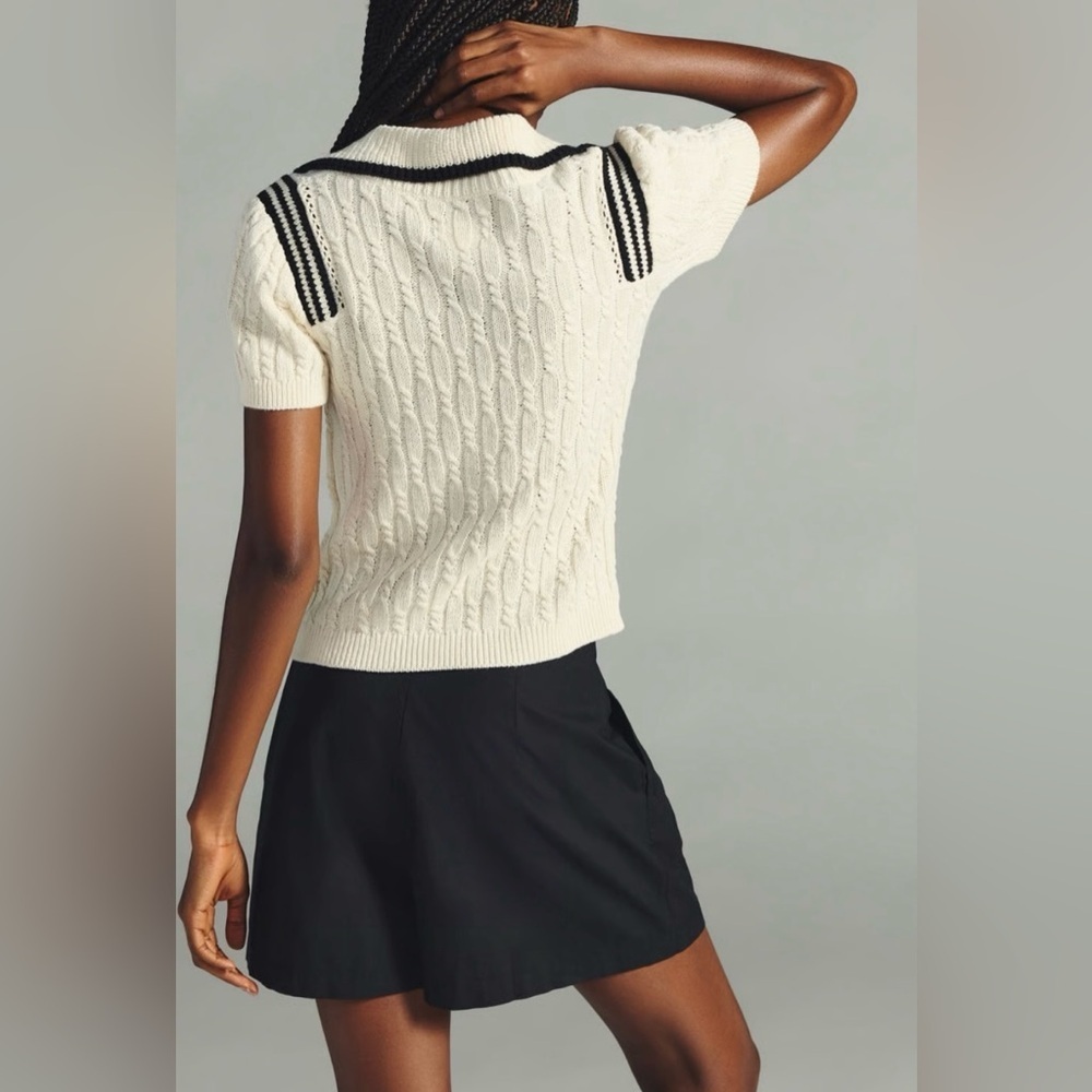 Anthropologie Cream Knit Sweater - Picture 3 of 7
